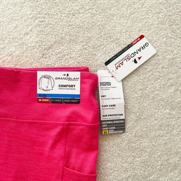 NWT XL Women's Grand Slam Colorblock High-Waisted Golf Leggings - Picture 2 of 4